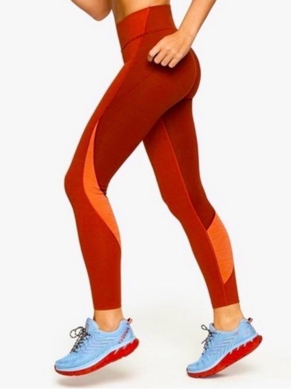 Outdoor Voices TechSweat 7/8 Zoom Brick Adobe Leggings